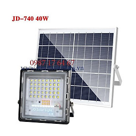 Mua Đèn Pha Chống Lóa Cao Cấp Năng Lượng Mặt Trời JinDian JD-740 Công Suất 40W - Khung Nhôm