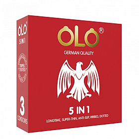 Bao Cao Su Chống Xuất Tinh Sớm OLO 5 IN 1