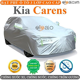 Bạt phủ xe ô tô Kia Carens vải dù 3 lớp CAO CẤP BPXOT