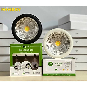 Đèn rọi ống bơ MONSKY 7w, 12w với 3 màu ánh sáng