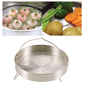 Khay hấp đồ inox tiện lợi 22cm - Hàng Nội Địa Nhật