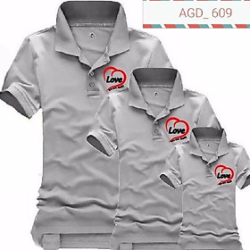 Áo cổ trụ gia đình chất cá sấu_ AGD 609