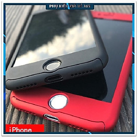 Ốp lưng cho Iphone 5/5s, 6/6s, 6/6s Plus 7/8, 7/8 Plus, X/Xs, Xs Max, 11 chống sốc 2 mặt