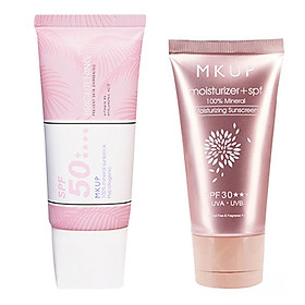 Combo 2 món Dưỡng Thể Chống Nắng Toàn Diện Mkup Summer Protection