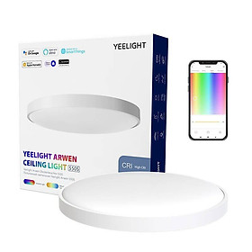 Đèn Led Ốp Trần Thông Minh Yeelight Arwen S450/S550 - 50W - Led RGB hắt trần - Hỗ trợ Homekit, Mihome Global - Hàng chính hãng