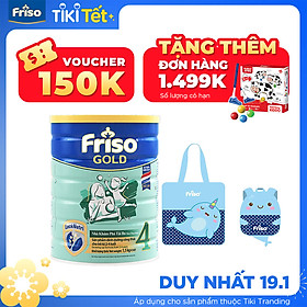 Sữa Bột Friso Gold 4 Cho Trẻ Từ 2-4 Tuổi 1.5kg + Tặng Bộ Túi Cho Mẹ & Bé