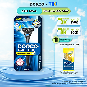 Dao Cạo Râu 3 Lưỡi Dorco Pace 3 TRA 4001-B