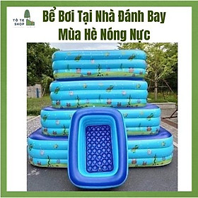 Bể bơi cho bé, hồ bơi tại nhà cho bé, bể bơi 3 tầng siêu cao để các bạn nhỏ thỏa sức bơi lội ngay tại nhà trong mùa hè