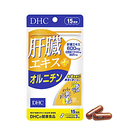 Viên uống tăng cường chức năng gan DHC Liver Essence + Ornithine hiệu quả gấp 3 lần, tăng cường sức khỏe gan cho các đối tượng nghiện rượu nặng