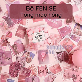  Sticker dán nhãn phong cách Nhật Bản nhiều chủ đề