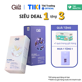 COMBO 2 HỘP NƯỚC UỐNG COLLAGEN GILAA SIÊU PHÂN TỬ 300DA TRẺ HÓA (20g x 15 gói/hộp)