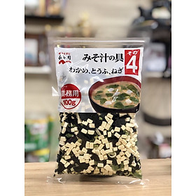 Rong biển đậu hũ khô Nagaya 100g - Rong biển wakame đậu phụ khô gói 100g