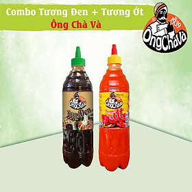 Combo : Tương ớt 700g và Tương đen 740g Ông Chà Và