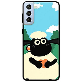 Ốp lưng dành cho Samsung Galaxy S21 / S21 Plus / S21 Ultra - Cừu Con Vui Vẻ