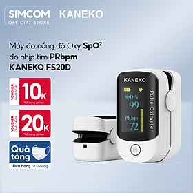 Máy đo nồng độ oxy trong máu KANEKO FS20D, SPO2, đo nhịp tim, có màn hình hiển thị rõ ràng