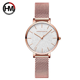 Đồng Hồ HANNAH MARTIN CHO BẠN NỮ Chống Thấm Nước Chất Liệu Thép Không Gỉ Hm-1323