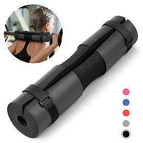 Barbell Squat Pad Neck Shoulder Protective Pad Support with Fixing Straps for Squats Lunges Hip Thrusts Weight Lifting
