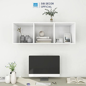 Kệ Gỗ 3 Ngăn Treo Tường Trang Trí SIB Decor