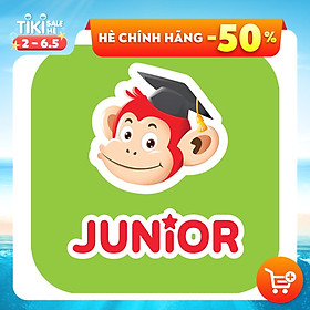 [E-VOUCHER]- Monkey Junior - Tiếng Anh cho trẻ mới bắt đầu (Trọn đời/ 1 năm/ 2 năm)