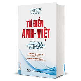 Ảnh bìa Sách - Từ Điển Anh VIệt Phiên Bản Bìa Mềm Màu Trắng - Giải Nghĩa Đầy Đủ Ví Dụ Phong Phú - MC