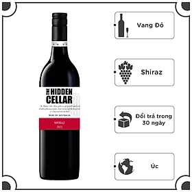 Rượu Vang Đỏ Edengate Hidden Cellar Shiraz 750ml 14% Acl