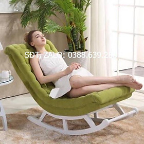 Mua Hàng HOT GIÁ SỈ Ghế thư giãn bập bênh khung gỗ sồi