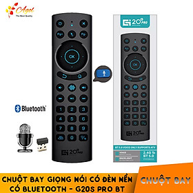 Chuột Bay g20s pro bluetooth bản cao cấp mic voice có điều khiển giọng nói và chuột bay đèn nền dùng G20s pro BT - Hàng Nhập Khẩu