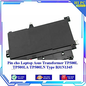 Pin cho Laptop Asus Transformer TP500L TP500LA TP500LN Type B31N1345 - Hàng Nhập Khẩu 