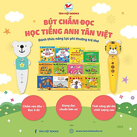 Bộ Sách Học Tiếng Anh: Bút Chấm Đọc- Học Tiếng Anh - Đánh Thức Năng Lực Phi Thường Từ Trẻ Thơ : Dành Cho Trẻ Từ 0 Đến 10 Tuổi (Tặng kèm 12 cuốn sách)