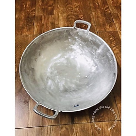 Chảo gang đáy võng size 40cm - chiên cơm, xào nấu thức ăn