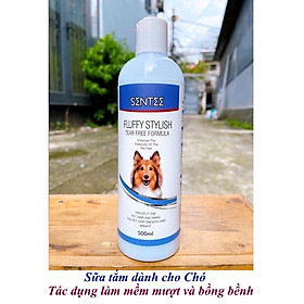 Sữa tắm cho Chó Mèo Sentee Chai 500ml Giúp làm mượt lông, Khử mùi hôi, Nuôi dưỡng da lông, Kháng khuẩn, Chống ngứa