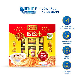 Nước Yến Sào 15% Bổ Sung Vitamin K2 Khánh Hòa Nutrition (Hộp 6 lọ x 125ml )