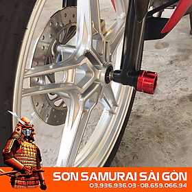 Sơn SAMURAI KUROBUSHI 1701 MÀU BẠC LẤP LÁNH chính hãng - Sơn phun xe máy SAMURAI SÀI GÒN