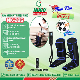 Máy Massage Chân, Nén Ép Túi Khí Bàn Chân Và Bắp Chân Nikio NK-285 - Hỗ Trợ Cải Thiện Đau Nhức, Tê Bì, Suy Giãn Tĩnh Mạch