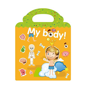 Sách sticker cho bé nhiều chủ đề sử dụng nhiều lần chống nước đồ chơi giáo dục cho trẻ từ 3 tuổi