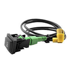 USB Switch Wire Line Cable Adapter for BMW 3 5 series E87 E90 E91 E92 X5 X6