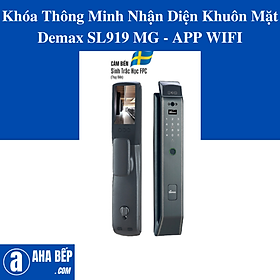 Mua Khóa Thông Minh Nhận Diện Khuôn Mặt Demax SL919 MG - APP WFI. Hàng Chính Hãng