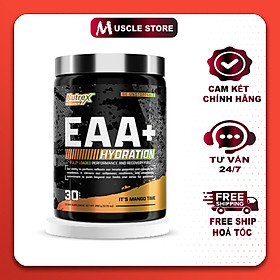 EAA+ Hydration - Nutrex (30Liều), Phục Hồi, Tăng Cơ, Sức Mạnh, Sức Bền, 8G EAA + BCAA + 1.5G Chất Điện Giải