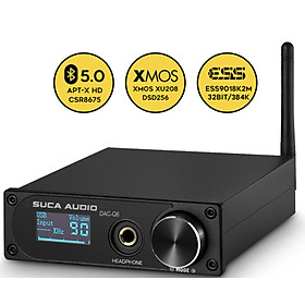 DAC SUCA AUDIO Q6 Pro - Giải mã âm thanh 32bit/384Khz – Bluetooth 5.0 - Tặng USB nhạc lossless - Hàng chính hãng