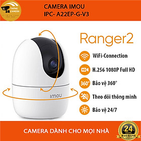 Camera IMOU A22EP Xoay 360 Độ, Đàm Thoại 2 Chiều Phát Hiện Chuyển Động - Hàng Chính Hãng