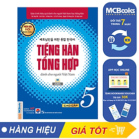 Giáo trình tiếng Hàn tổng hợp cao cấp 5 – bản màu (phiên bản mới)