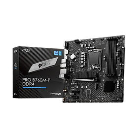 Mainboard MSI PRO B760M-P DDR4 ( B760/LGA1700/M-ATX/4 x DDR4/128GB ) - Hàng Chính Hãng