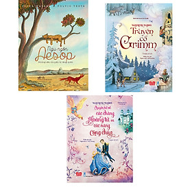 Combo 3 cuốn Ngụ ngôn Aesop những câu chuyện bị lãng quên (Tái bản) + Illustrated Classics - Truyện cổ Grimm + Illustrated Classics - Chuyện kể về các chàng hoàng tử và các nàng công chúa