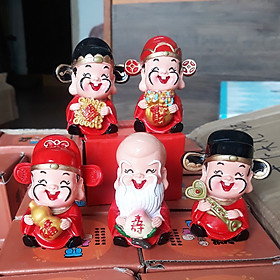 Mua bộ tượng 5 ông cung hỷ  phúc lộc thọ