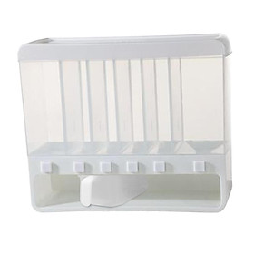 Airtight Rice Dispenser Food Storage Containers White