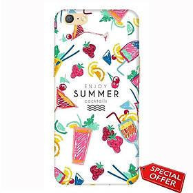 Ốp lưng dành cho Oppo A71- nhựa dẻo Silicone in hình summer cocktails
