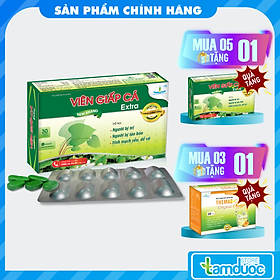 Viên Giấp Cá Extra - hỗ trợ điều trị Trĩ, táo bón