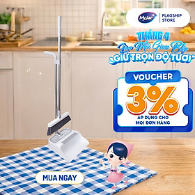 Bộ chổi quét nhà gấp gọn kèm răng cưa MyJae