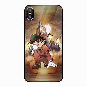 Ốp kính cường lực cho điện thoại iPhone X - Conan MS ACOTU009