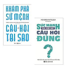 Combo 2 Cuốn Giúp Thay Đổi Cuộc Sống-Khám Phá Sứ Mệnh Với Câu Hỏi Tại Sao+Sức Mạnh Của Việc Đặt Câu Hỏi Đúng - Questions